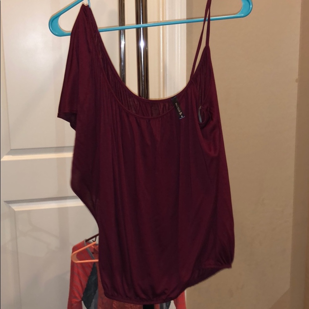 Full tilt one sleeved Dolman Top